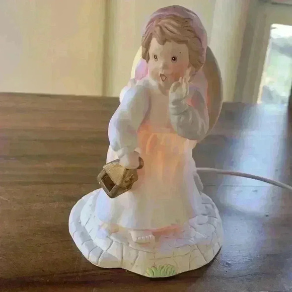 Wee Willie Night Light Vintage 1989 Nursery Figurine Made by The Good Company - Picture 1 of 7